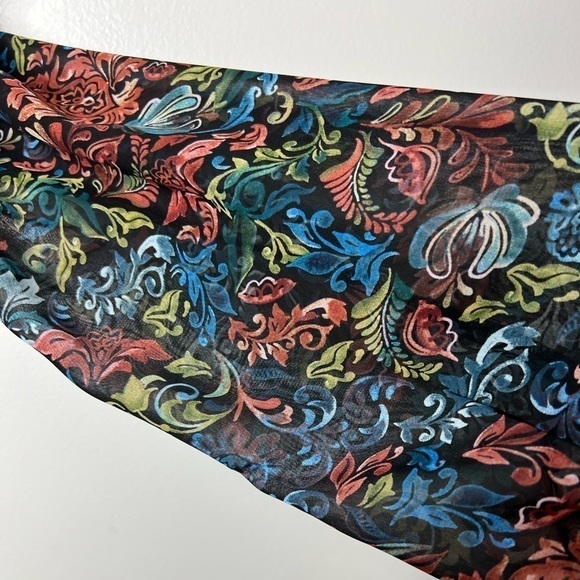 Sam Edelman Off the Shoulder Long Sleeve Floral Mini Dress - Picture 3 of 8